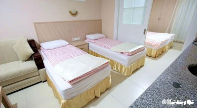 تخت های اتاق تریپل هتل براک سو
